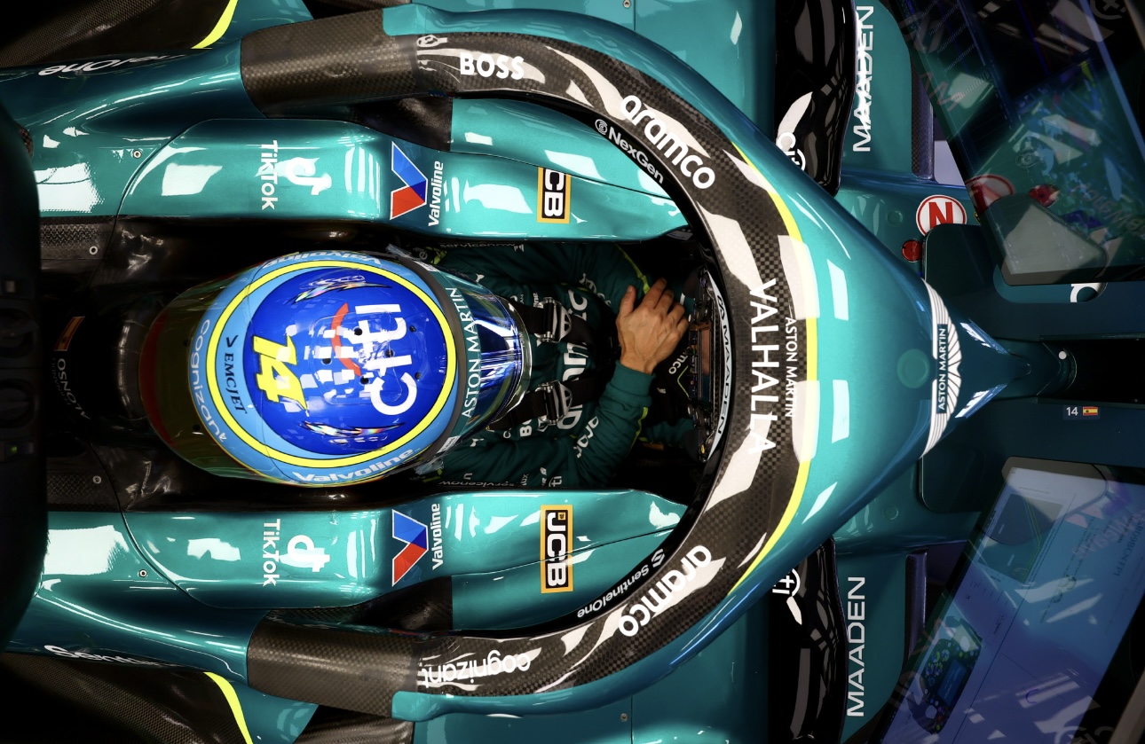 Fernando Alonso ahead of FP1 at the Spanish GP