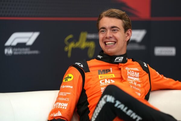 Richard Verschoor is all smiles after qualifying P3 for the Austrian GP Feature Race.