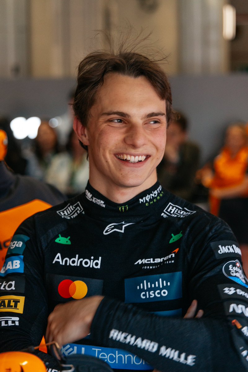 Mclaren driver Oscar Piastri ahead of the F1 Canadian GP