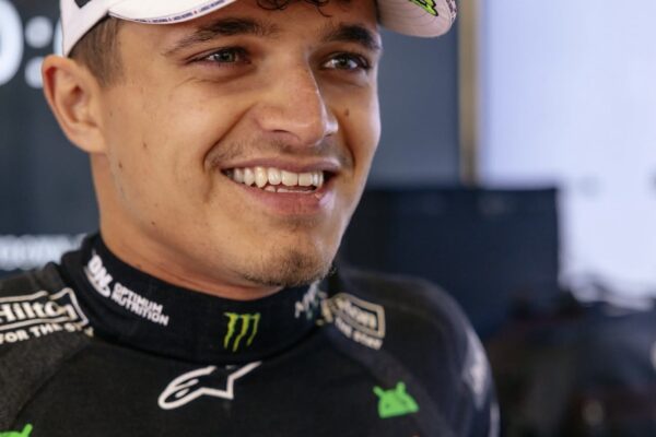Lando Norris ahead of FP2 at the F1 British GP