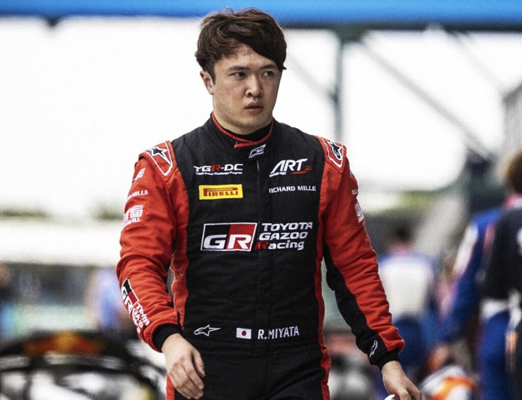 Ritomo Miyata at the F2 British GP