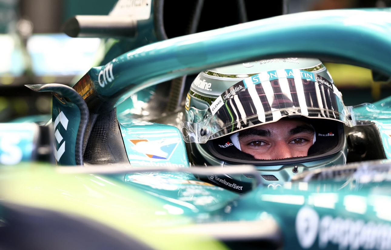 Aston Martin's Lance Stroll at the F1 British GP