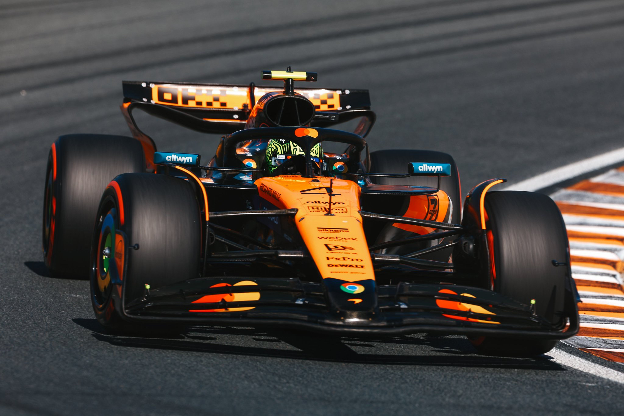 Lando Norris at the 2025 Dutch GP