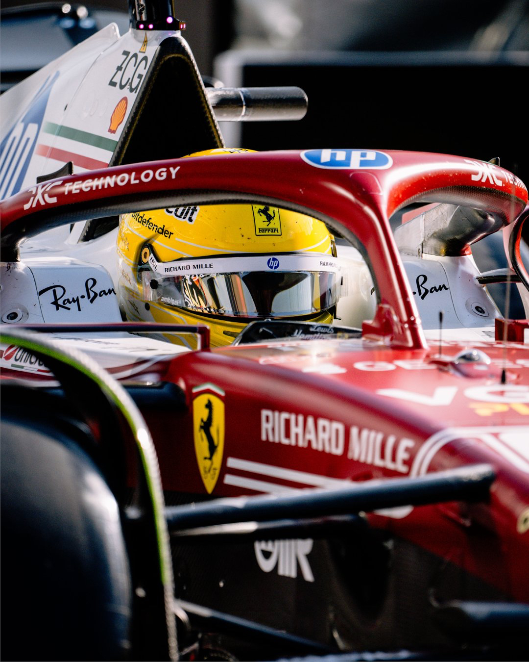 Lewis Hamilton at the Italian GP