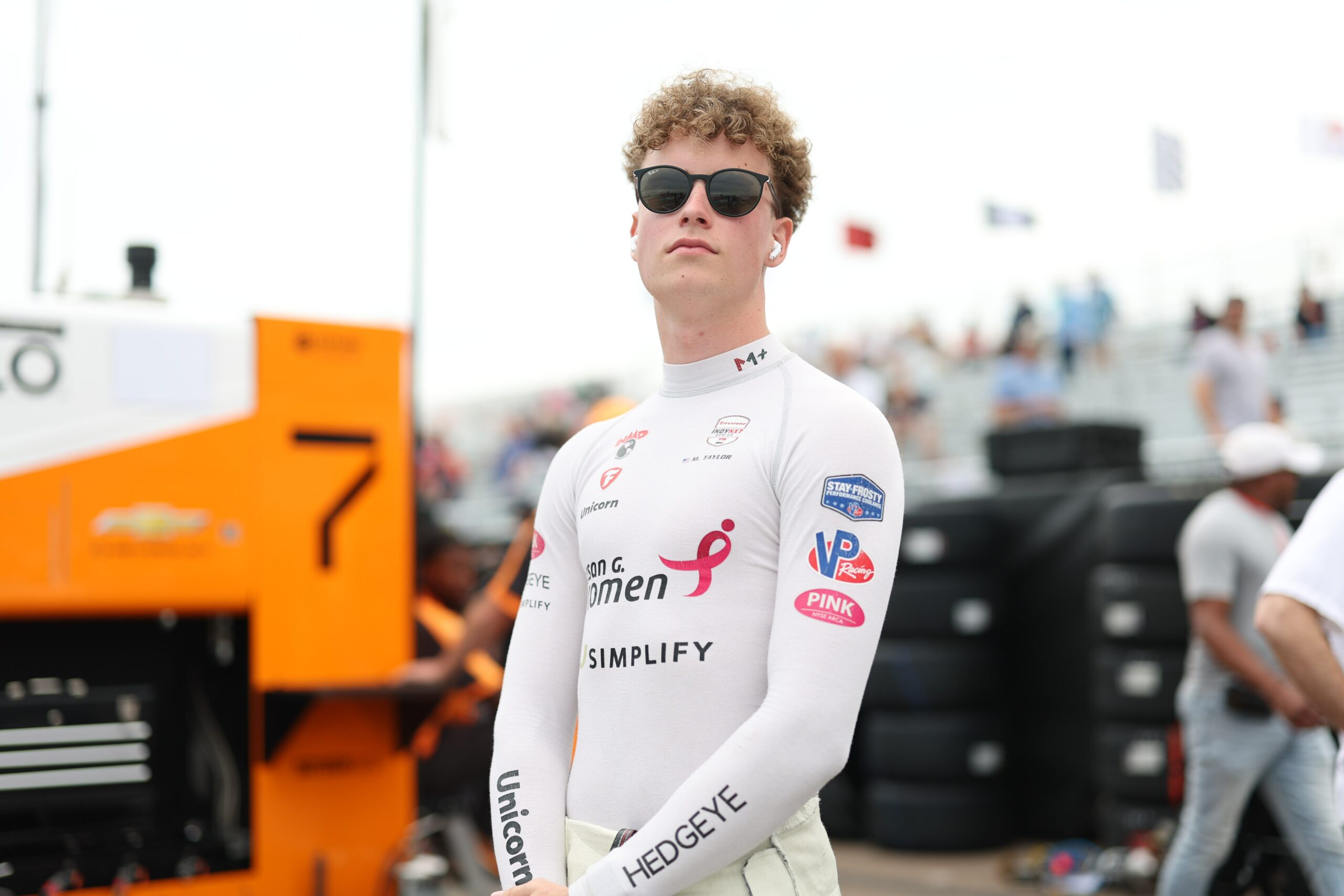 Indy NXT St. Petersburg: Max Taylor preparing for Practice 1