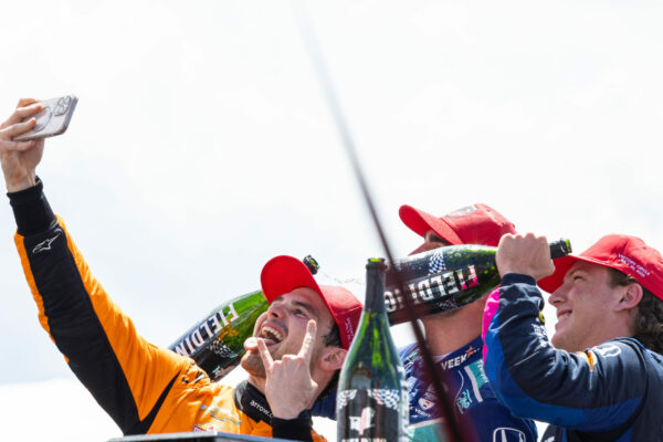 Kyffin Simpson had a dream race at the Ontario Honda Dealers Indy Toronto climbing from 13th on the grid to take his first IndyCar podium.