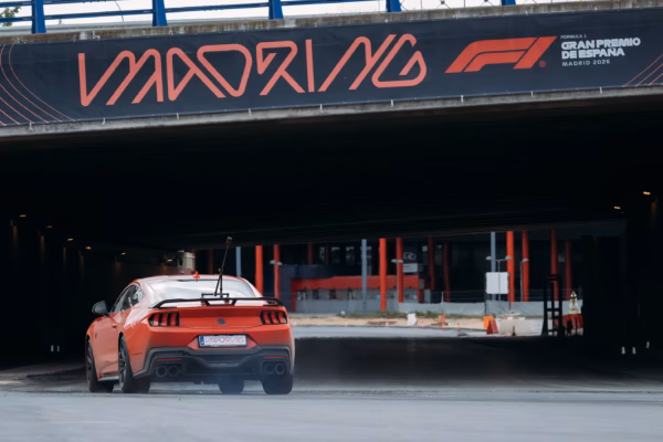 Williams’ Carlos Sainz drove around the brand new Madring at his hometown in Madrid, Spain, as F1 returns to the city in September 2026 for the GP.