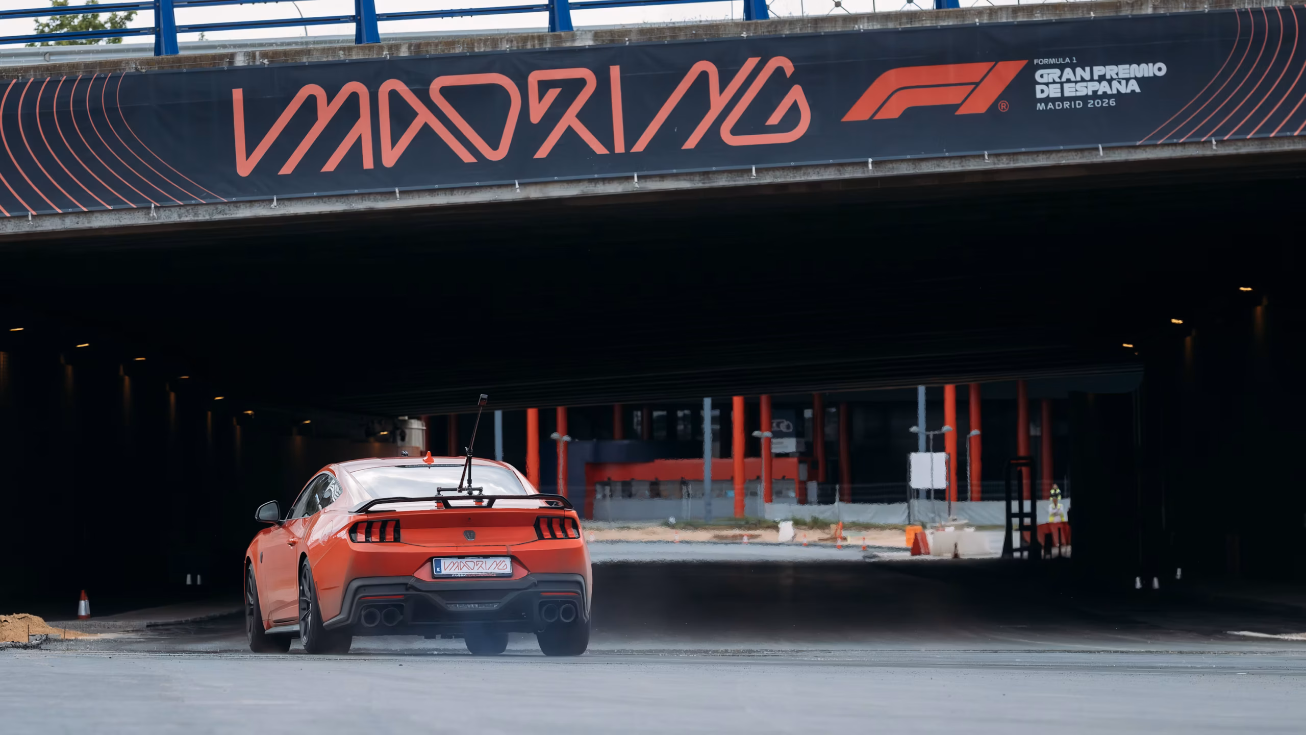 Williams’ Carlos Sainz drove around the brand new Madring at his hometown in Madrid, Spain, as F1 returns to the city in September 2026 for the GP.