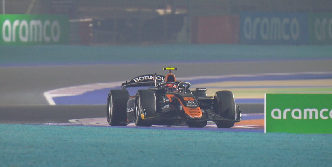 Richard Verschoor wins the F2 Qatar Sprint race
