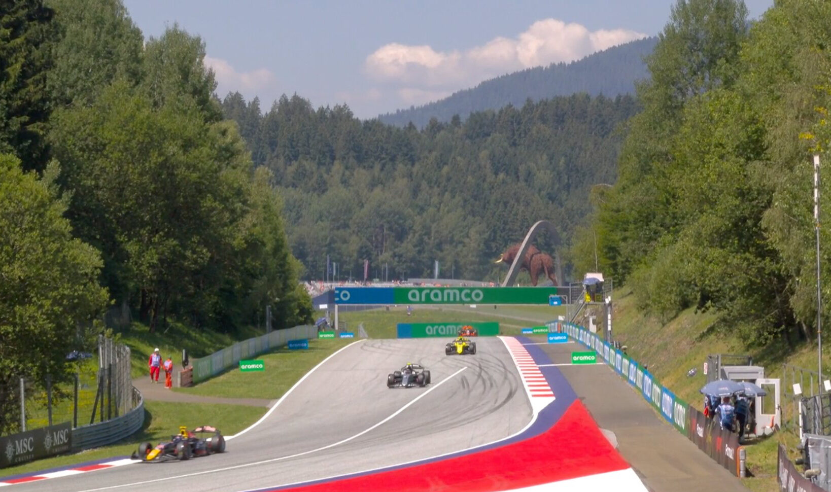 The F2 grid ahead of the 2026 Austrian GP Qualifying at Spielberg