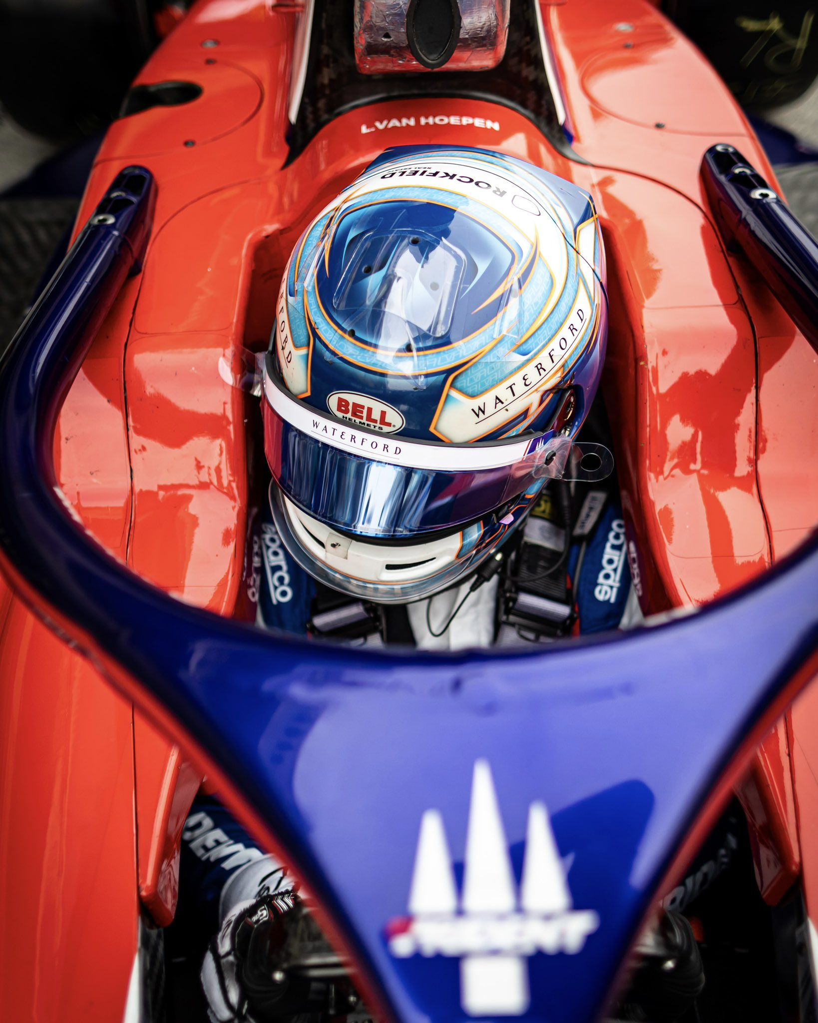 Laurens van Hoepen driving for TRIDENT for his first full Formula 2 season