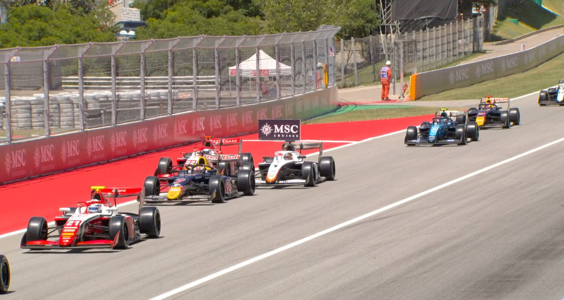 F3 drivers out on track for the F3 Barcelona Round