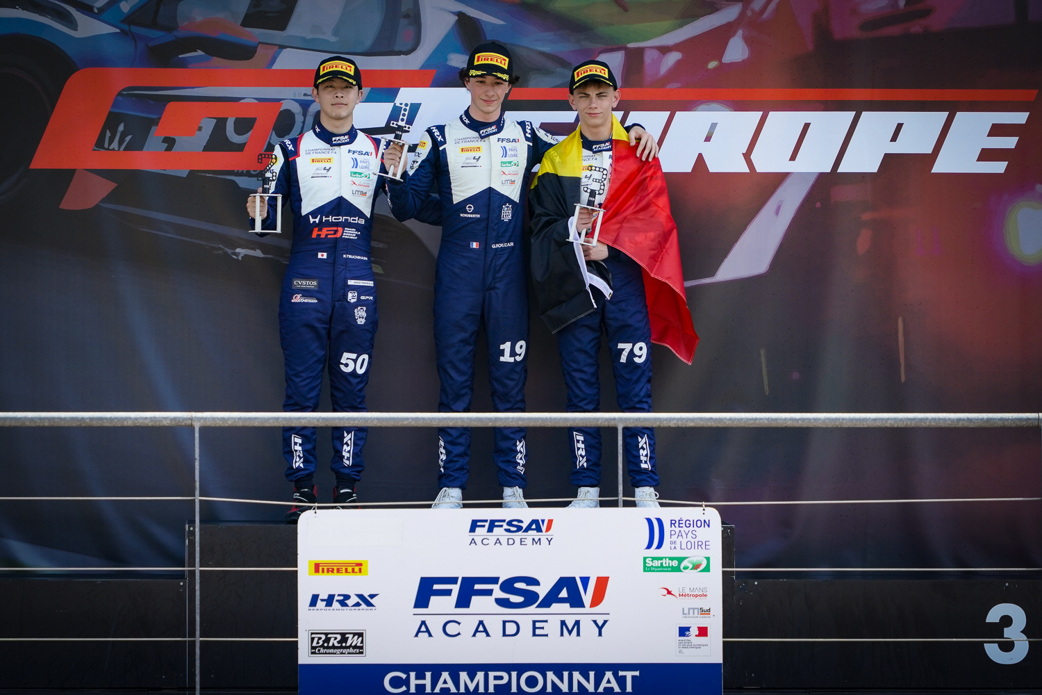 Guillaume Bouzar extends his 2026 French F4 lead at Spa as Thibaut Ramaekers and Yuval Rosen take victories in a dramatic third round.