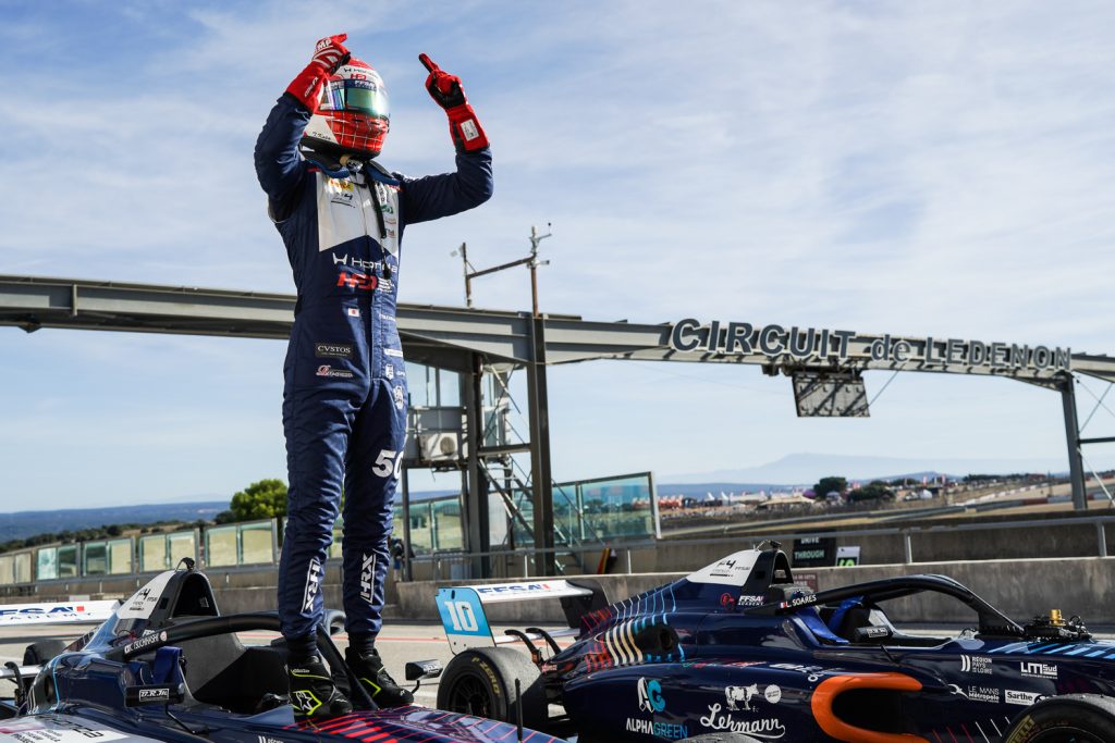 Kota Tsuchihashi wins twice at Lédenon as Jade Jacquet makes French F4 history and Guillaume Bouzar extends his 2026 title lead.