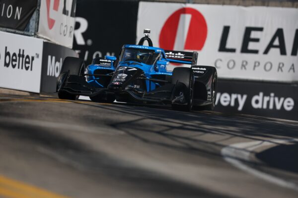Kirkwood, caught out by new pit procedure, finishes P2 at 2026 IndyCar Detroit GP Andretti Autosport's Kyle Kirkwood rounding the streets of Detroit. Kirkwood finished 2nd in the 2026 IndyCar Detroit GP.