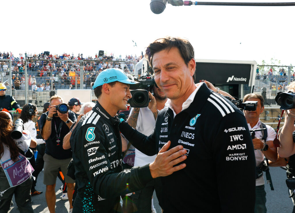 Toto Wolff is still hopeful about George Russell's comeback despite his retirement from the 2026 F1 Canadian GP dealing a big blow to his championship aspirations