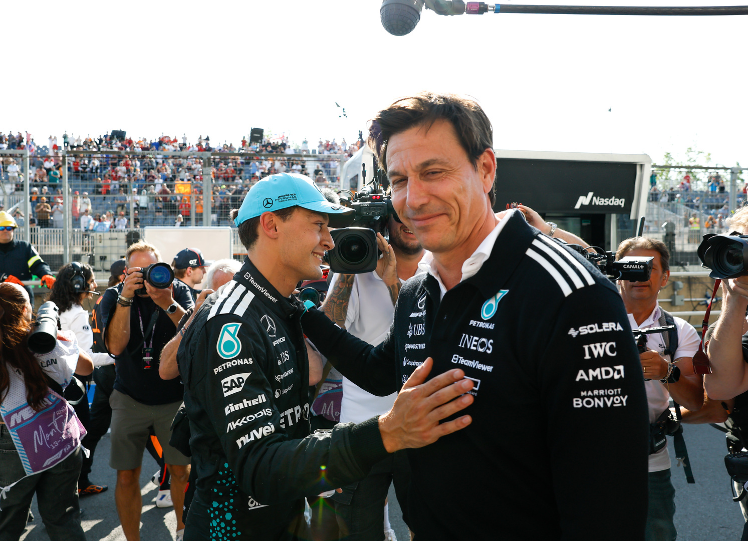 Toto Wolff is still hopeful about George Russell's comeback despite his retirement from the 2026 F1 Canadian GP dealing a big blow to his championship aspirations