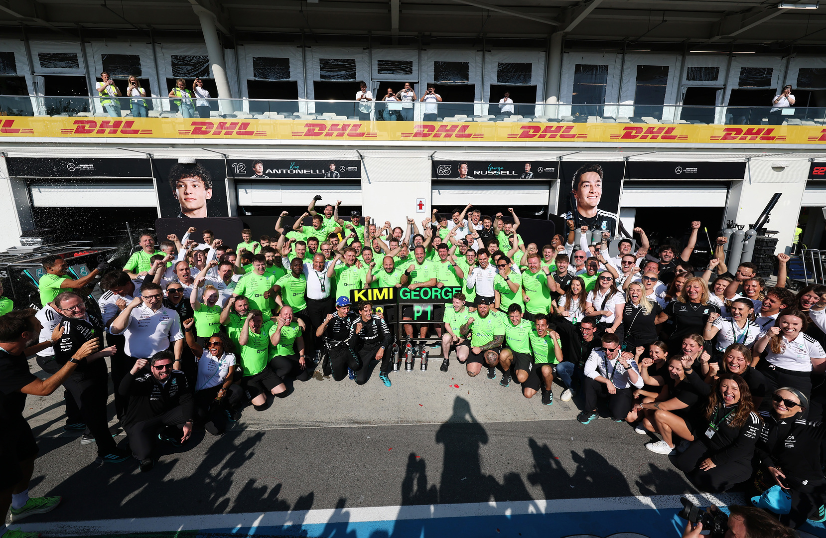 Toto Wolff and Mercedes had a fantastic Sunday at the F1 Canadian GP as George Russell won, with Kimi Antonelli bagging his first podium.