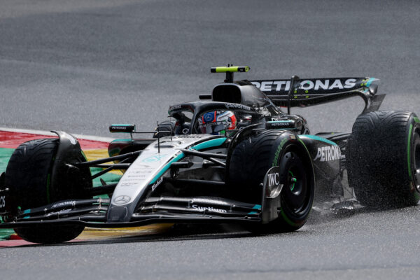 Kimi Antonelli at the F1 Belgian GP, where Lewis Hamilton offered kind words following a difficult race weekend.