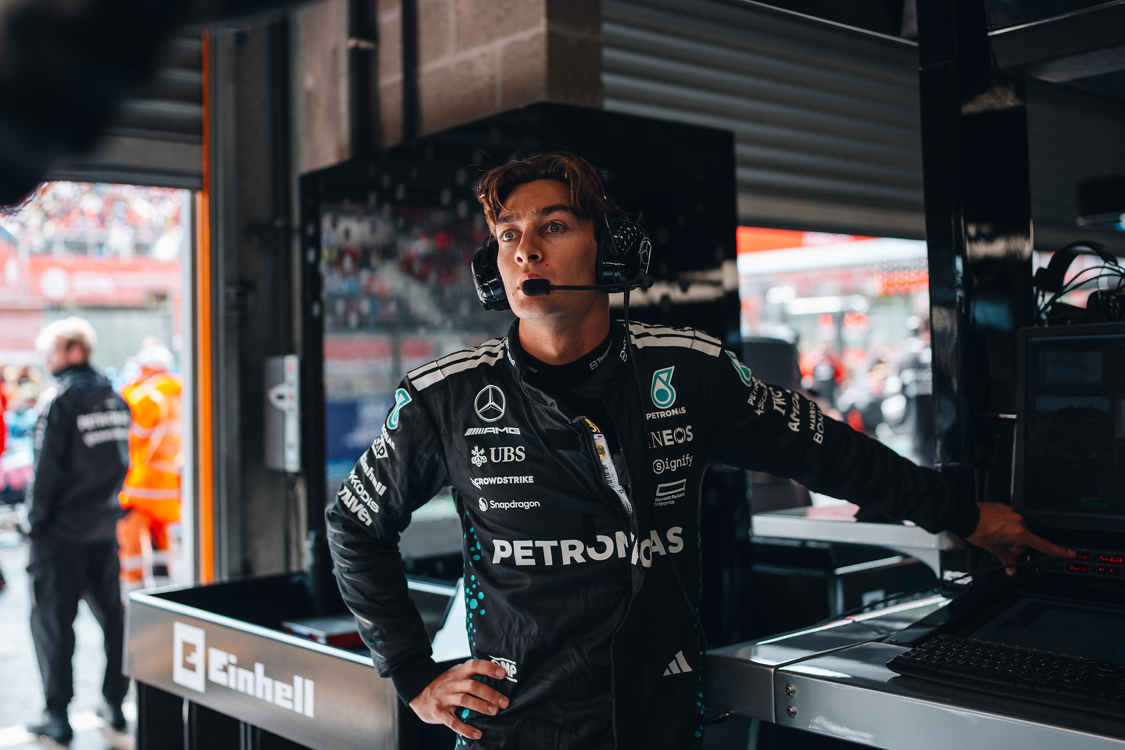 George Russell on the performance of the Mercedes at the 2025 Belgian GP