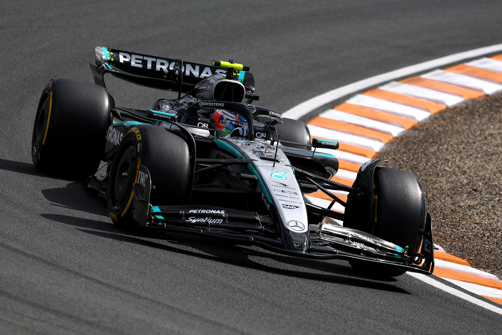 Mercedes driver Kimi Antonelli during the F1 Dutch GP