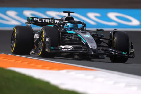 Russell laments lacklustre Friday as Antonelli discusses FP1 crash at F1 Dutch GP George Russell on track on Friday at the F1 Dutch Grand Prix