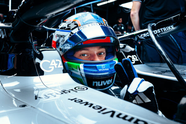 F1 Dutch GP, Friday, Kimi Antonelli in Mercedes garage