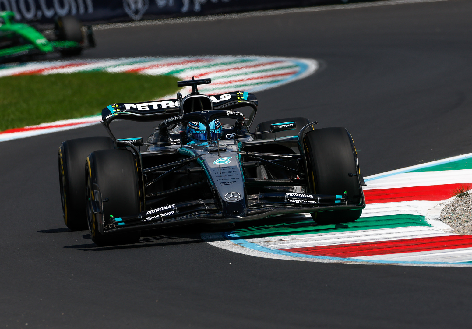 George Russell's Italian GP qualifying session saw him qualify P6.