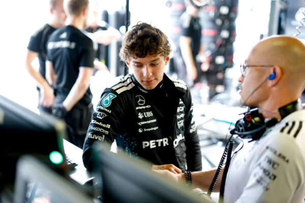 Kimi Antonelli at the 2025 Azerbaijan Grand Prix