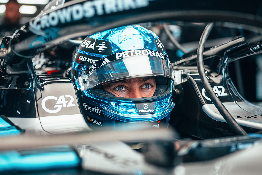 George Russell, 2025 F1 Singapore GP, Race 2025 Singapore Grand Prix , Friday, Richard Pardon