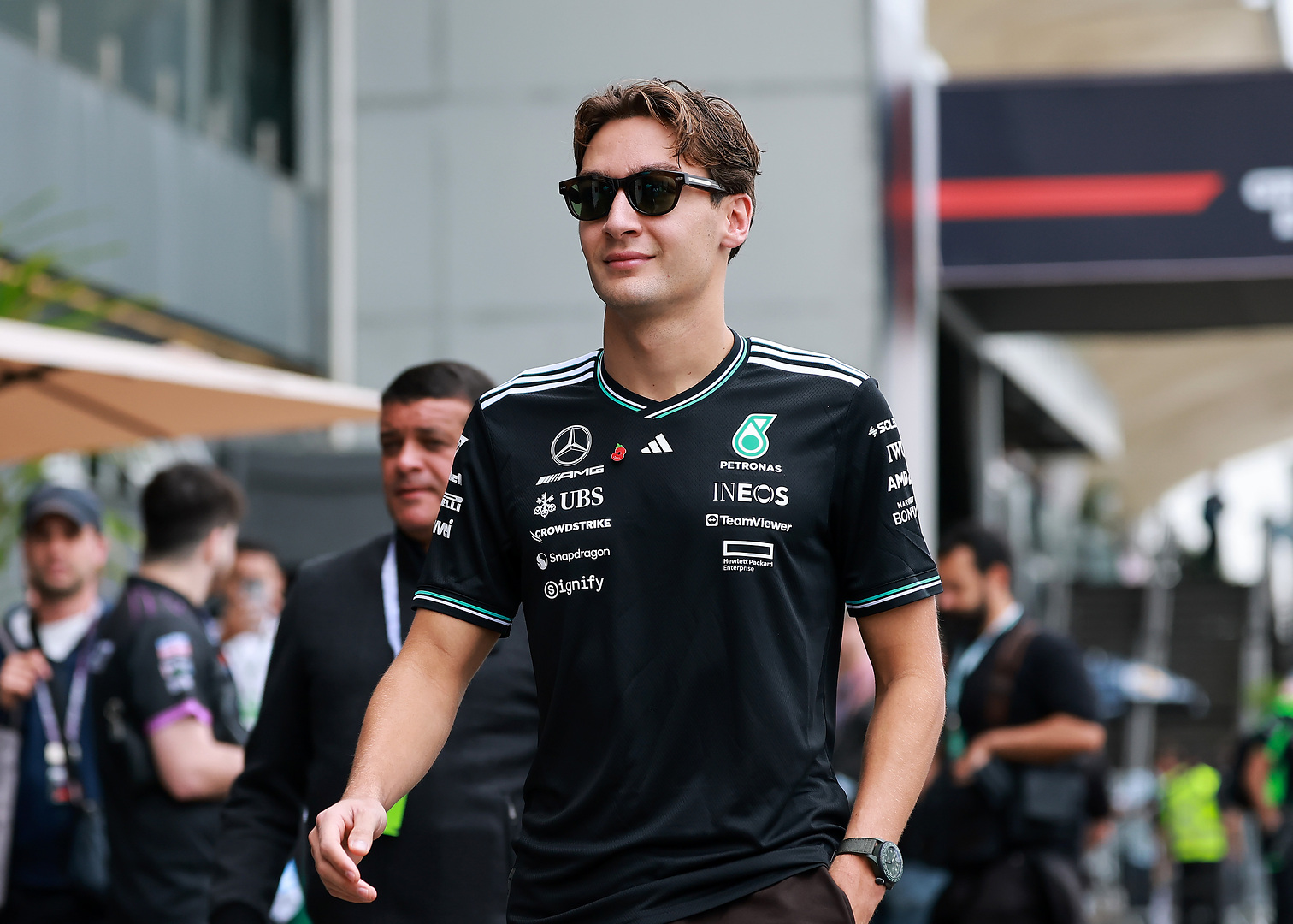 After finishing P3 in the F1 São Paulo GP Sprint, George Russell feels "good" with the car for the main race on Sunday.