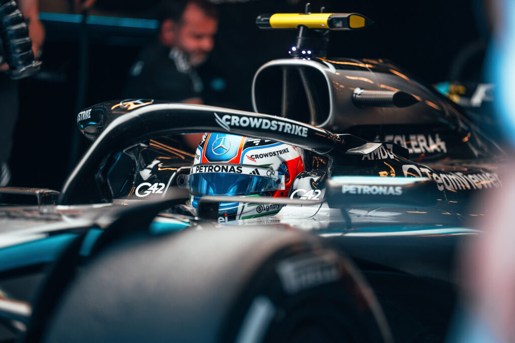 Mercedes driver Kimi Antonelli at the F1 Abu Dhabi GP
