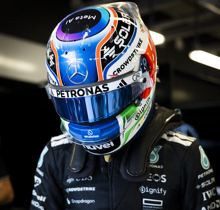 Kimi Antonelli for Mercedes at the F1 Abu Dhabi GP