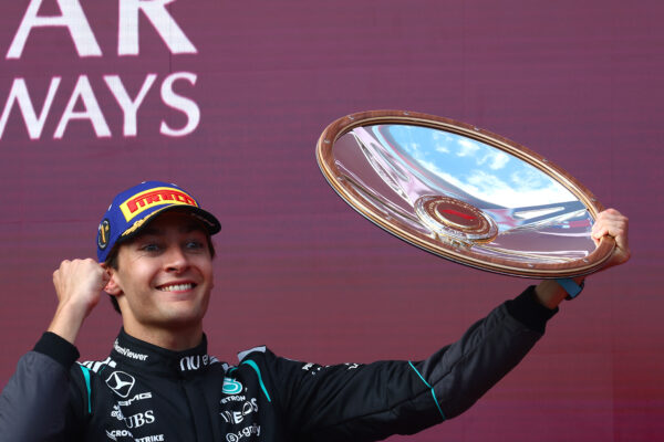 Russell reflects on dominant weekend at 2026 F1 Australian GP after Mercedes 1-2 finish George Russell after winning the 2026 Australian GP in F1