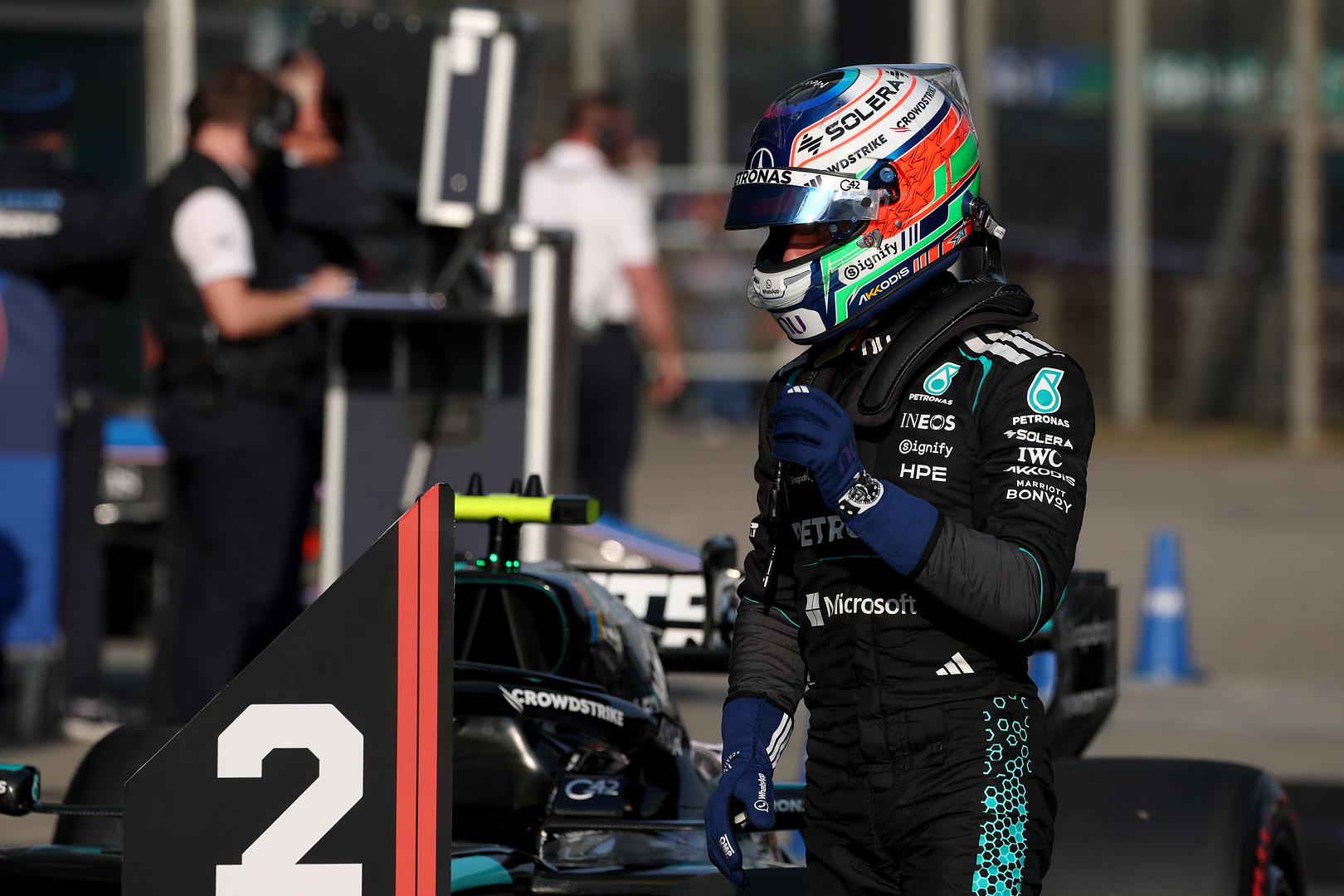 Kimi Antonelli after Sprint Qualifying at the F1 Chinese GP