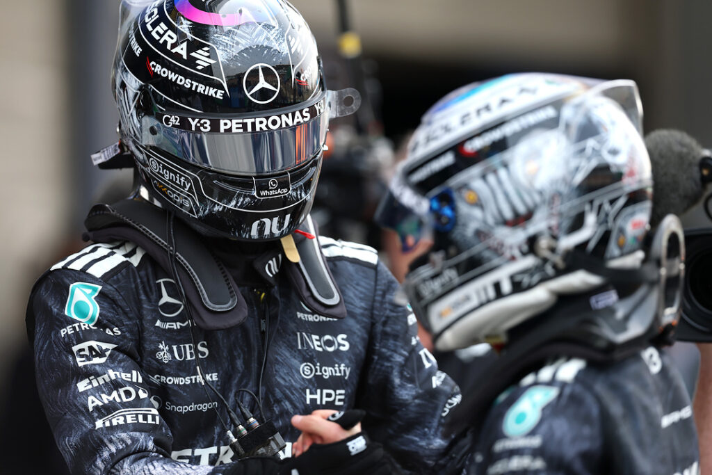 George Russell reflects on the first three rounds of the F1 2026 season amid Mercedes teammate Kimi Antonelli’s early-season surge
