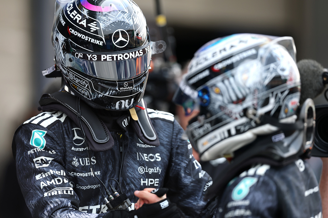George Russell reflects on the first three rounds of the F1 2026 season amid Mercedes teammate Kimi Antonelli’s early-season surge