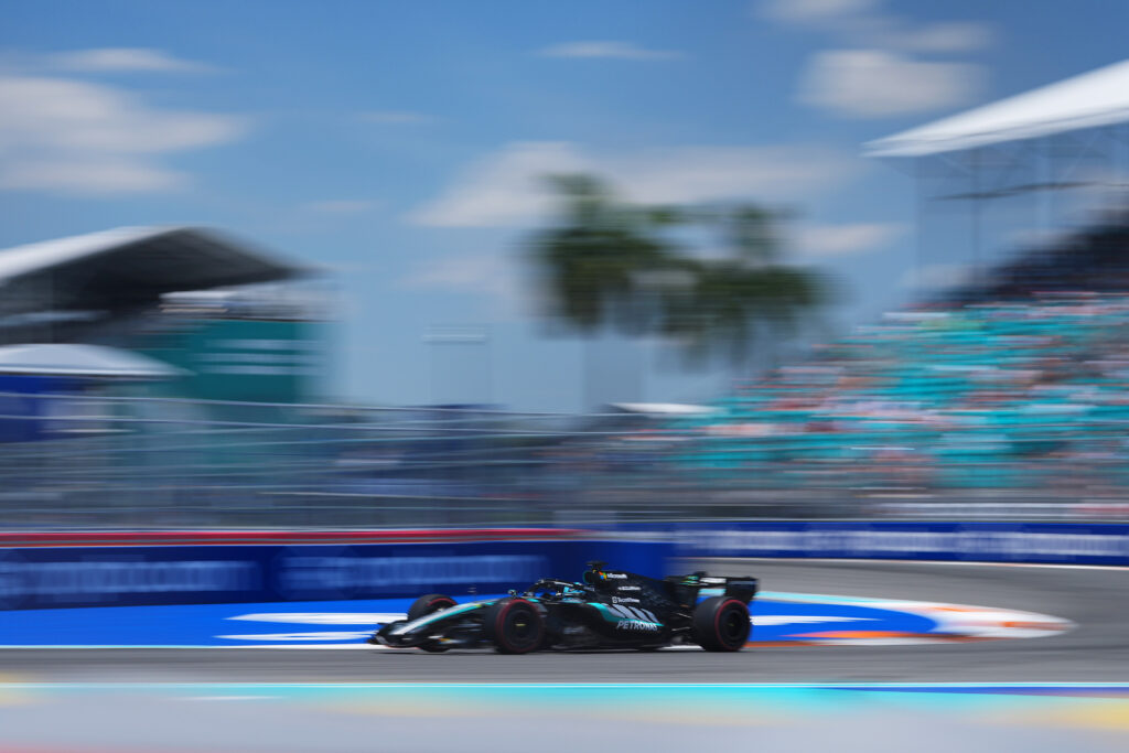 Antonelli reflects on a messy session while Russell highlights tyre struggles as McLaren and Ferrari surge in Sprint Qualifying at the 2026 F1 Miami GP.