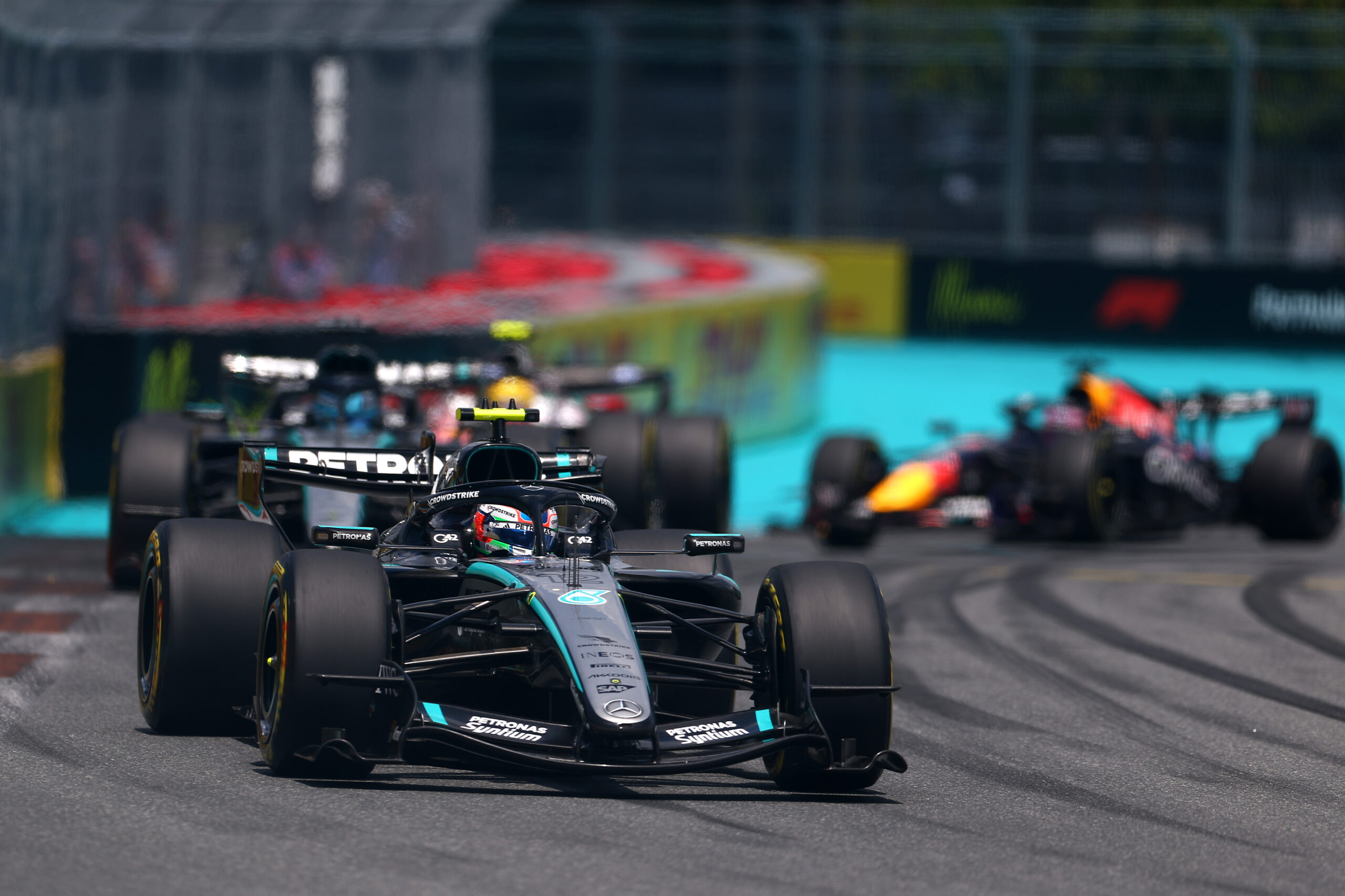 Kimi Antonelli claimed victory in Sunday's race at the 2026 F1 Miami GP.