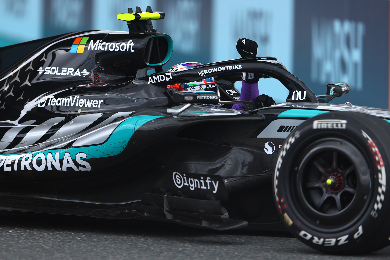 On Sunday, Kimi Antonelli took a third straight victory at the 2026 F1 Miami GP to extend lead; Toto Wolff gave his reaction to it post-race.