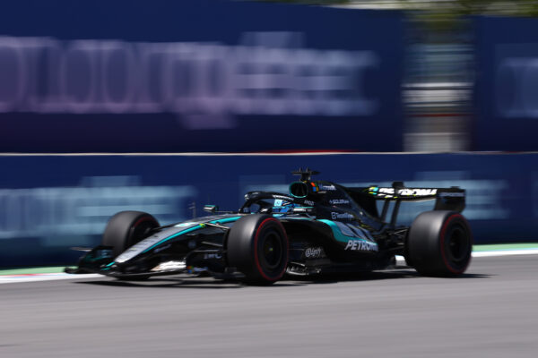 George Russell of Mercedes wins the F1 Canadian GP Sprint ahead of Lando Norris and Andrea Kimi Antonelli