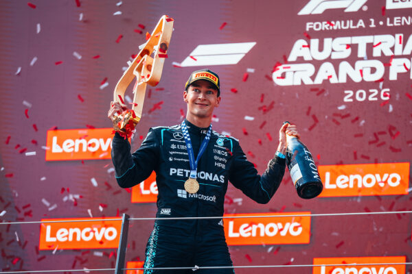 Mercedes driver George Russell assesses rivals' competitiveness and admits he expects a close fight at the 2026 F1 British GP