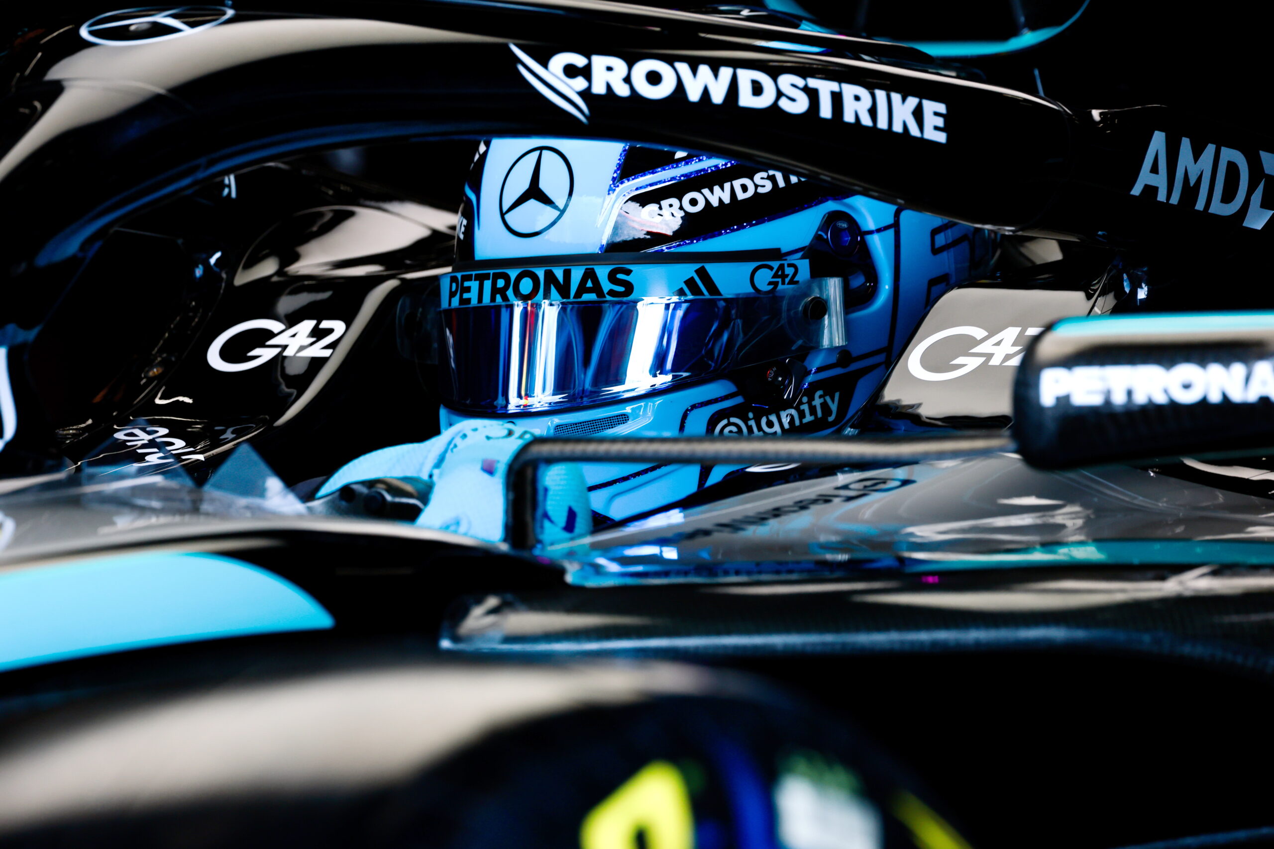 George Russell qualified fourth for Mercedes for the 2026 F1 Belgian GP despite a persistent straight-line speed issue that left him losing up to six tenths on the straights.