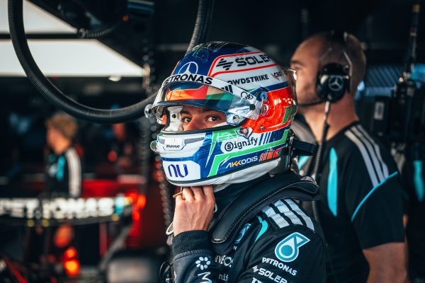 Mercedes' Kimi Antonelli during the 2026 F1 Dutch GP.