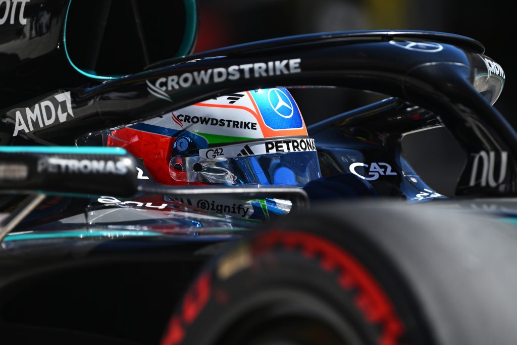 Spanish Grand Prix, Friday MADRID, SPAIN - SEPTEMBER 11: Andrea Kimi Antonelli of Italy and Mercedes AMG Petronas F1 Team prepares to drive during practice ahead of the F1 Grand Prix of Spain at Madring on September 11, 2026 in Madrid, Spain. (Photo by Rudy Carezzevoli/Getty Images)