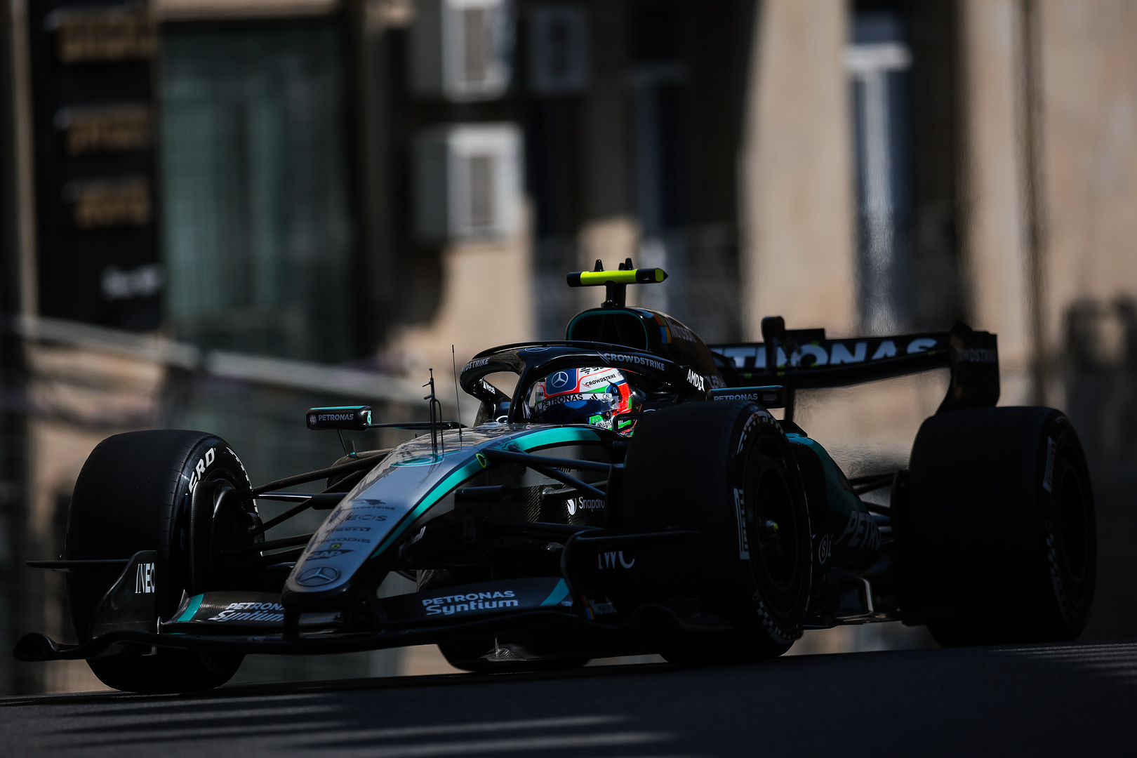 Mercedes on track at the 2026 F1 Azerbaijan GP as Kimi Antonelli and Bradley Lord analyse Friday running.