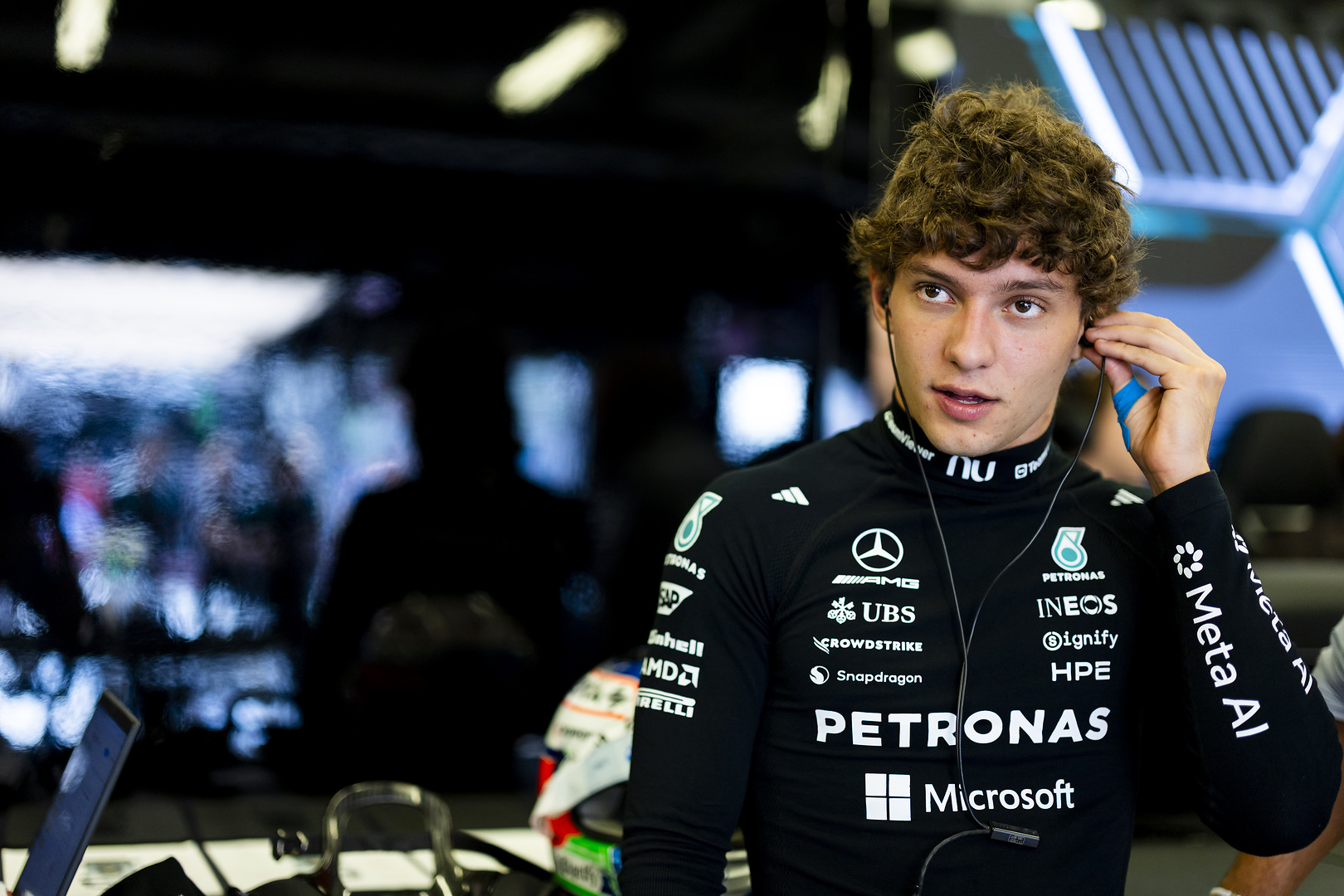 Kimi Antonelli for Mercedes at the 2026 F1 Azerbaijan GP