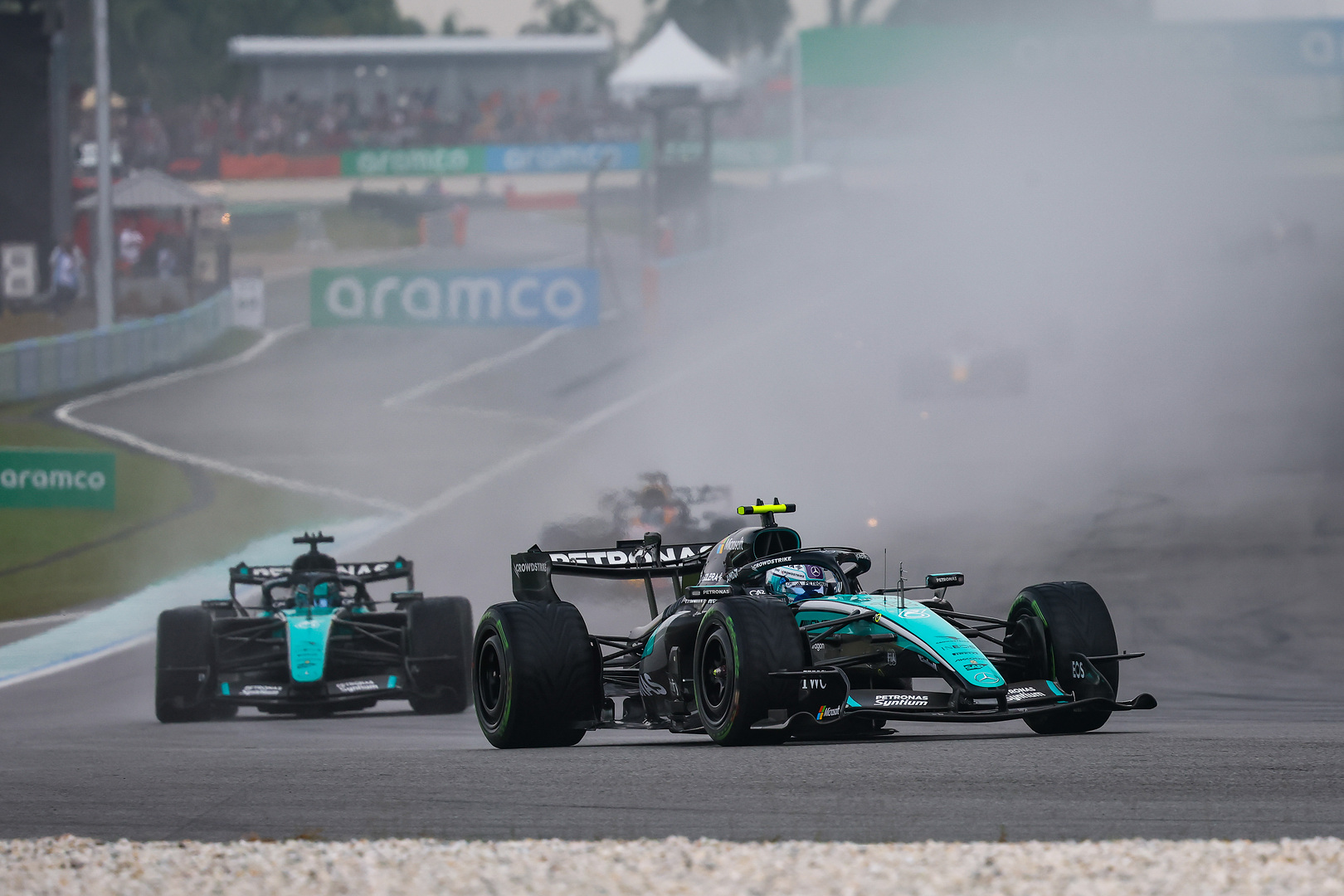 Mercedes F1 Deputy Team Principal Bradley Lord reflected on a difficult 2026 Malaysia race for the team as they lacked pace to win.