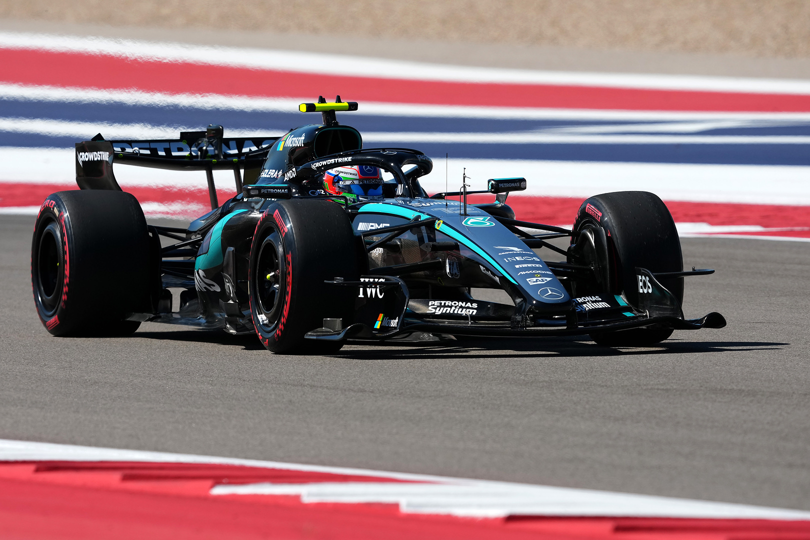 Kimi Antonelli qualified P1 for the 2026 F1 United States GP, beating Max Verstappen by 0.179 seconds on a weekend he can clinch the world title.