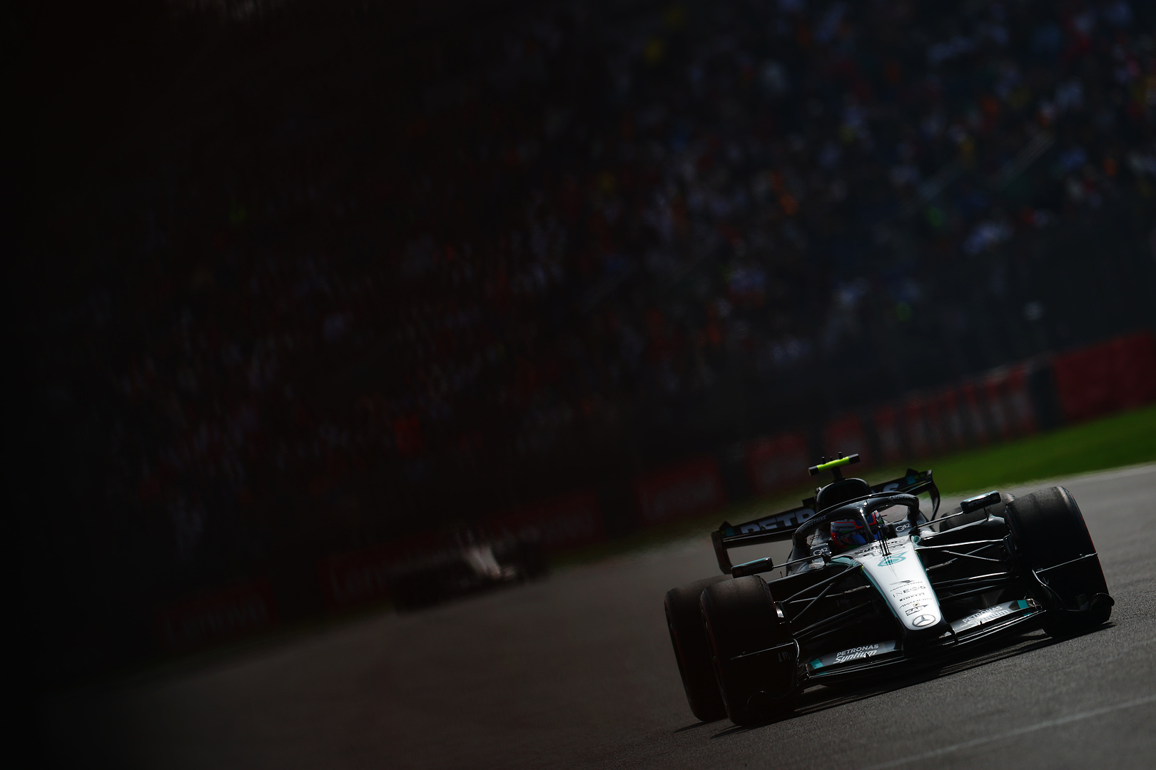 Russell admits Mercedes still need to find balance with their new package as Vesti impresses with third in FP1 at the F1 Mexico City GP.